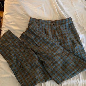 Gorgeous wool plaid pants from 1961